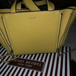 Henri Bendel Yellow Satchel